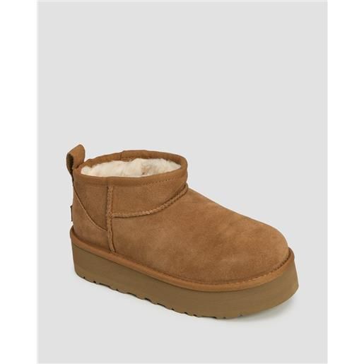 UGG scarpe da bambino ugg classic ultra mini platform marroni