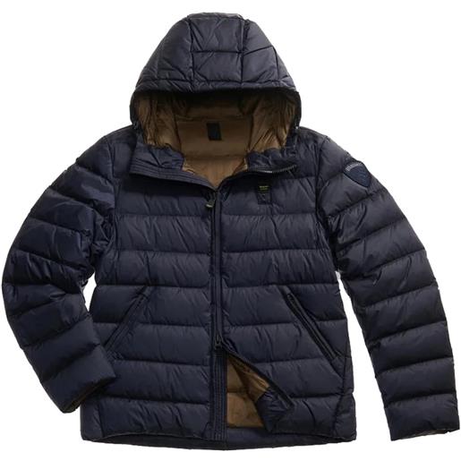 BLAUER piumino con cappuccio acton