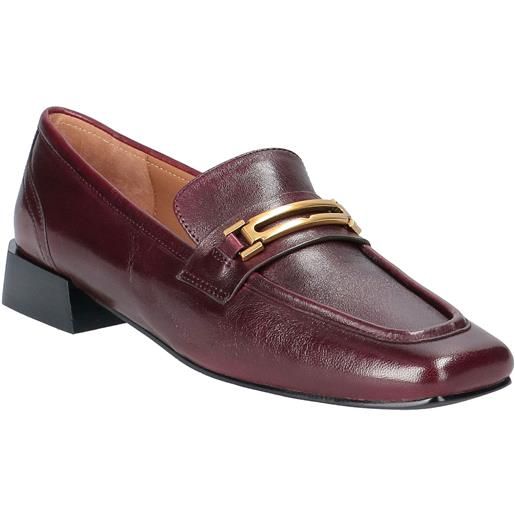 Le Serpentini mocassini in pelle verniciata con tacco 2,5cm