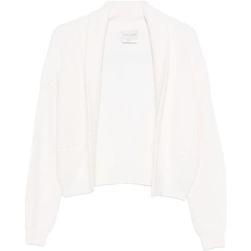 Forte Forte cardigan aperto - bianco