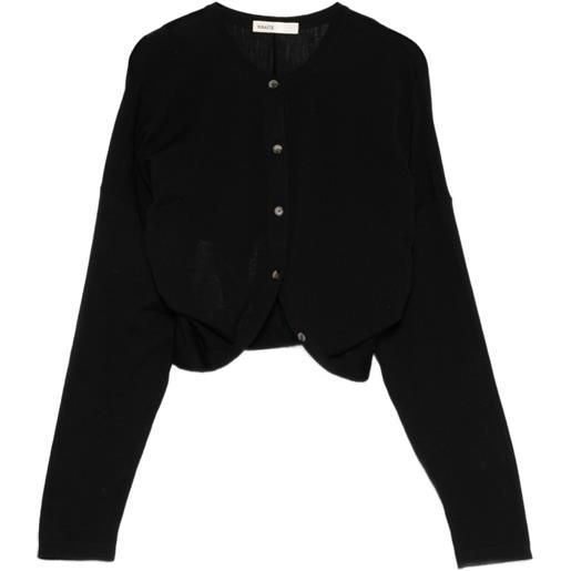 KHAITE cardigan finn - nero