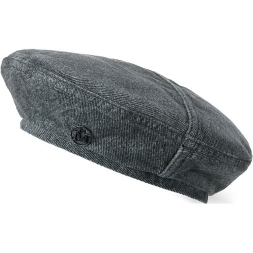 Maison Michel cappello con applicazione - grigio