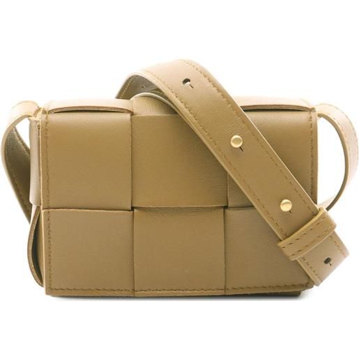 Bottega Veneta Pre-Owned - borsa a tracolla intrecciato candy piccola in nappa 2012-2025 - donna - nappa - taglia unica - marrone