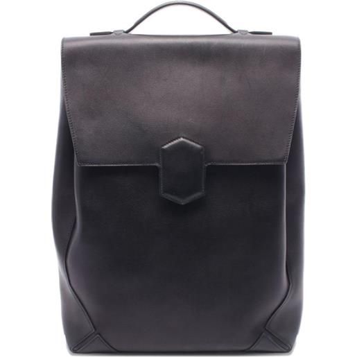 Hermès Pre-Owned - zaino flash 2018 - uomo - pelle di vitello - taglia unica - nero