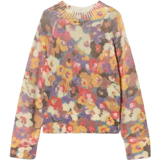TWINSET maglia lupetto con stampa floreale