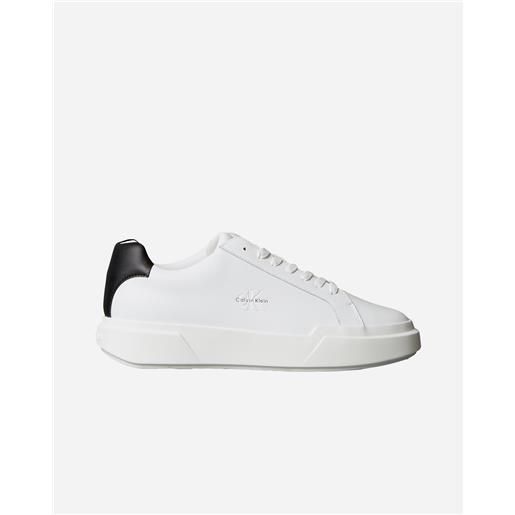Calvin Klein Jeans chunky cupsole laceup leather m - scarpe sneakers - uomo - bianco