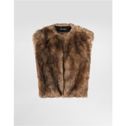 Dolce & Gabbana gilet in pelliccia