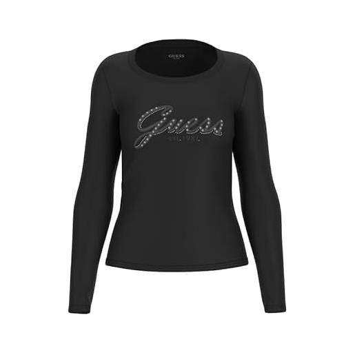 GUESS t-shirt donna GUESS w5yi26 j1314 jblk