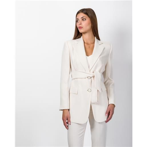 SILENCE LIMITED blazer con fusciacca e dettaglio bottoni - SILENCE LIMITED