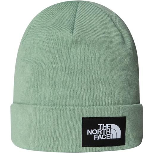 North Face the North Face cappello berretto verde slate moss dock worker beanie woolie