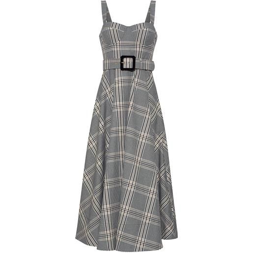 Cara Cara abito midi calypso con cintura - grigio