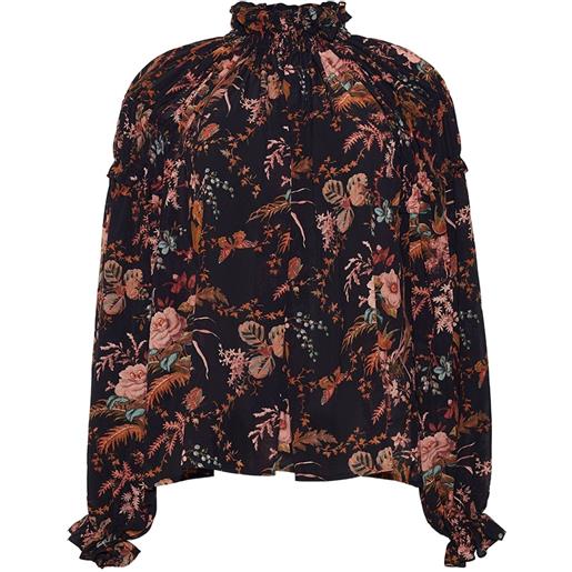 Cara Cara blusa ipanema a fiori - nero