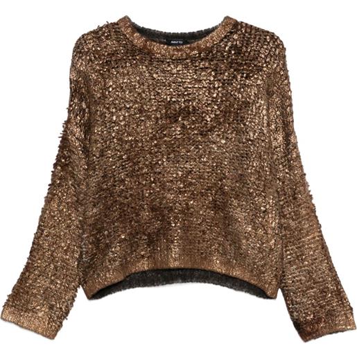 Avant Toi maglione girocollo - oro