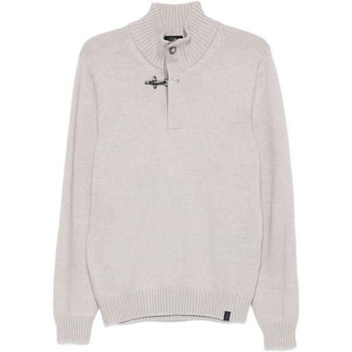 Fay maglione in lana vergine - grigio