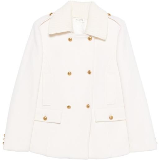 P.A.R.O.S.H. completo doppiopetto in lana - bianco