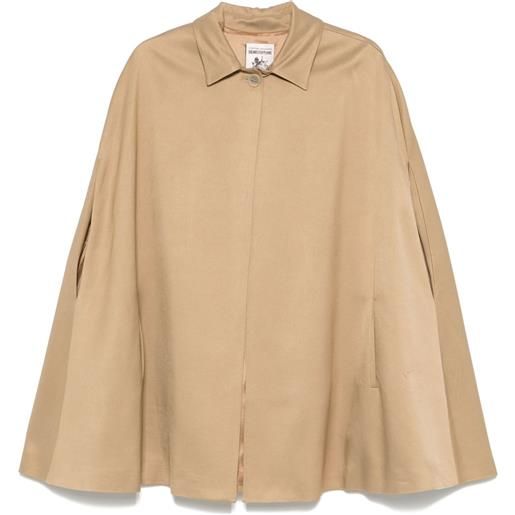 Semicouture mantella davina - marrone