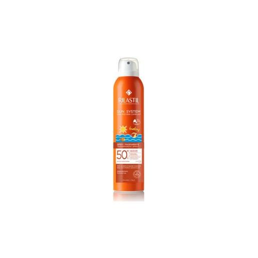 RILASTIL spray solare bambini trasparente rilastil sun system baby transparent spray spf50+ 200ml