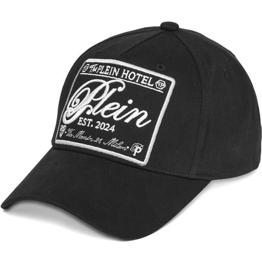 Philipp Plein cappello da baseball con ricamo - nero