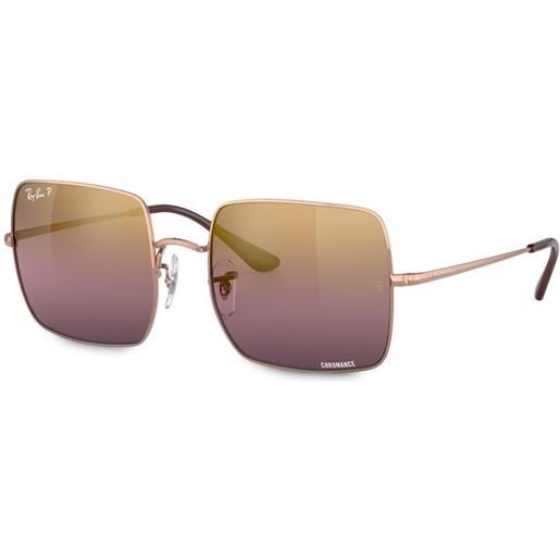 Ray-Ban occhiali da sole squadrati chromance - oro