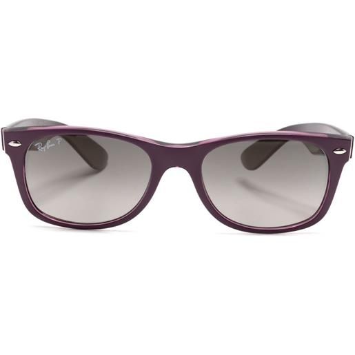 Ray-Ban occhiali da sole squadrati new wayfarer - marrone