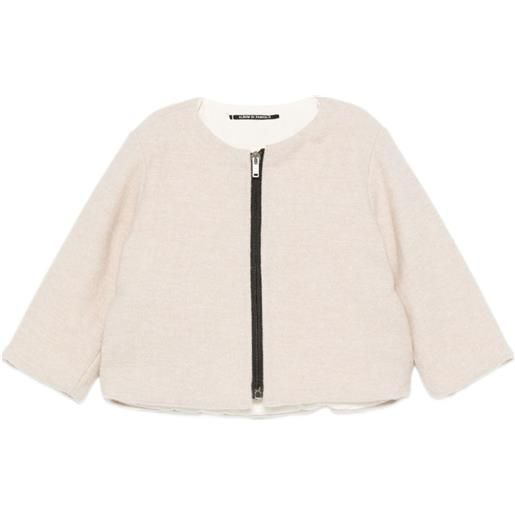 Album Di Famiglia Kids bomber con zip - toni neutri