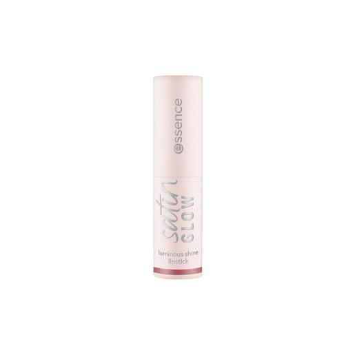 essence satin glow luminous shine lipstick rossetto 3.5 g nr. 03 - rose and shine