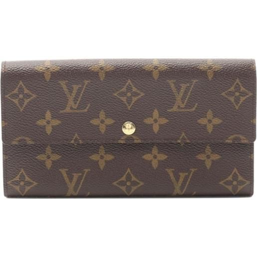 Louis Vuitton Pre-Owned - portafoglio con monogramma - donna - pvc - taglia unica - marrone