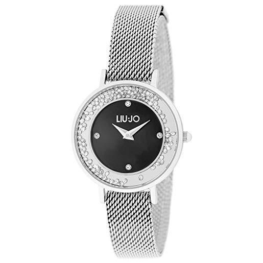 Liu Jo orologio da polso da donna mini dancing slim in colore argento con cinturino in acciaio inox, diametro cassa: 29 mm, tlj1688