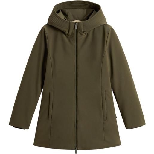 Woolrich parka con zip - verde
