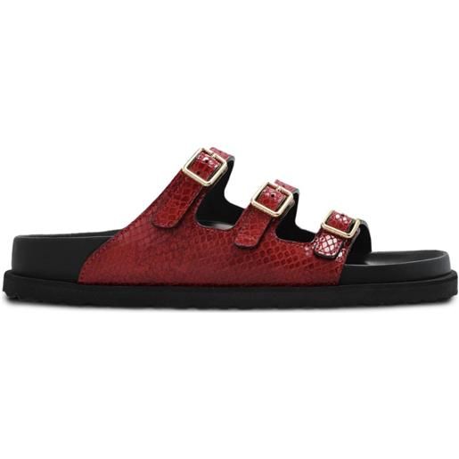 Birkenstock sandali slides florida - rosso
