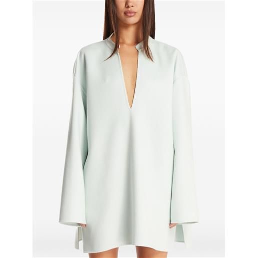 Jil Sander top con scollo a v - toni neutri