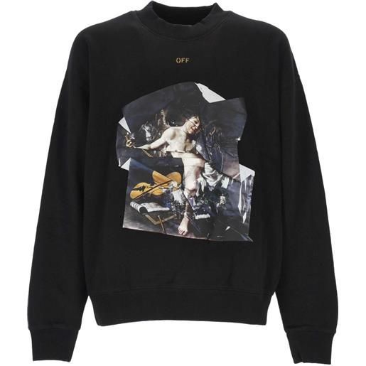 Off-White felpa con stampa - nero