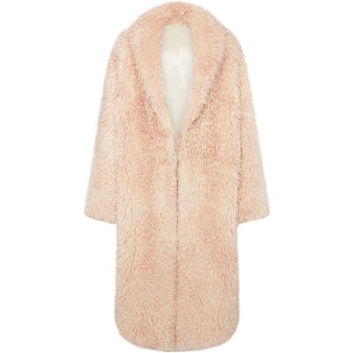 The Attico cappotto in pelliccia sintetica - rosa