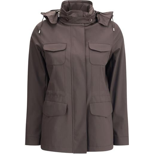 Loro Piana giacca traveller mini field - marrone