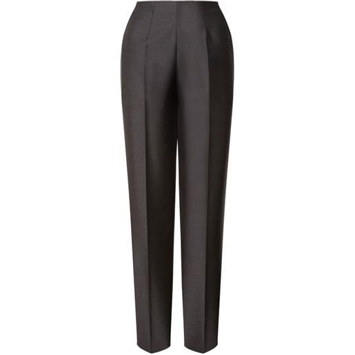 Alberta Ferretti pantaloni con piega - grigio