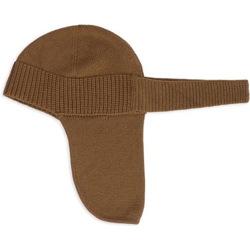 Zegna berretto con paraorecchie - marrone