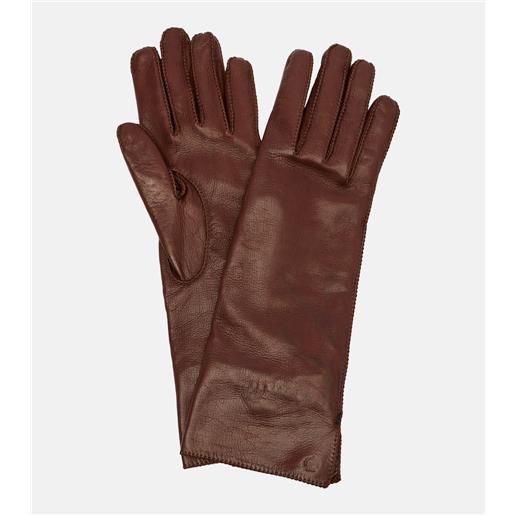 Loro Piana guanti in pelle con cashmere e seta