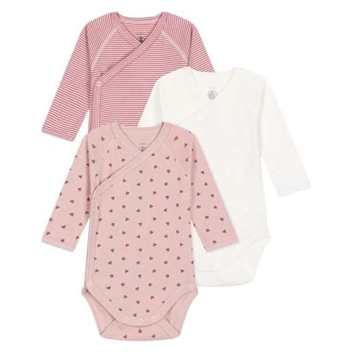 Petit Bateau a0ati body nascita a maniche lunghe bimba 0-24 variante 2 0-3 mesi