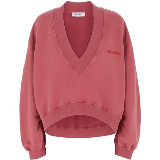 The Attico felpa con scollo a v - rosa