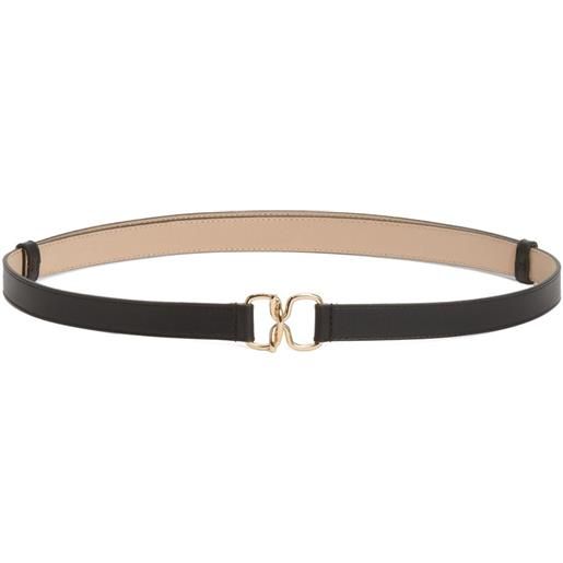 Fabiana Filippi cintura intrecciata in pelle - nero