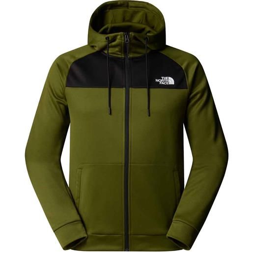 The North Face felpa uomo The North Face reaxion fleece verde nero