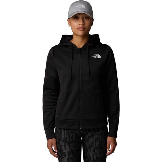 The North Face felpa reaxion donna nero