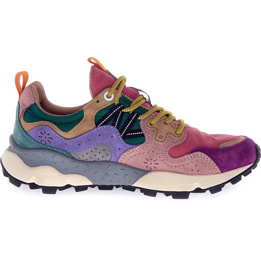 Flower Mountain sneakers yamano rosa antico fuxia cipria lilla