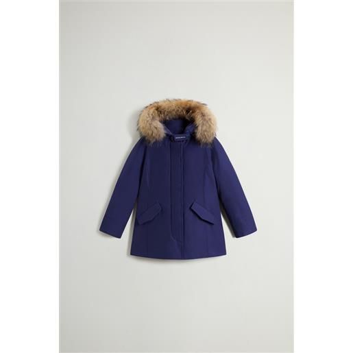 Woolrich arctic parka da bambina con pelliccia removibile lilla taglia 4