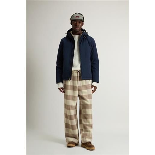 Woolrich uomo giacca pacific in mountain cloth blu taglia xs