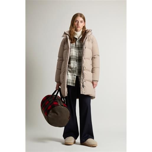 Woolrich donna piumino kelly lungo grigio taglia xxs