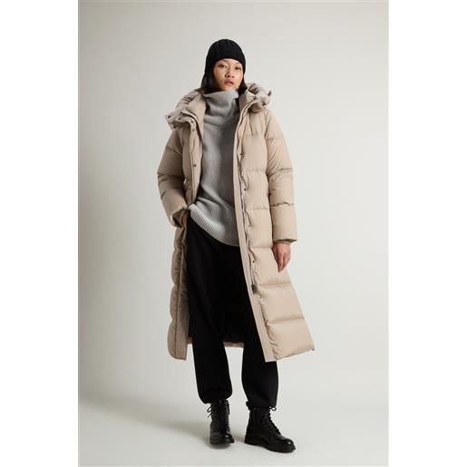 Woolrich donna kelly parka lungo grigio taglia xxs
