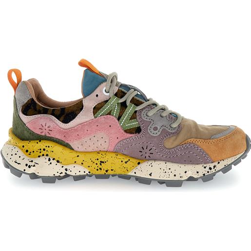 Flower Mountain sneakers yamano ricciolo camel e coccio, militare, ghiaccio e grigio