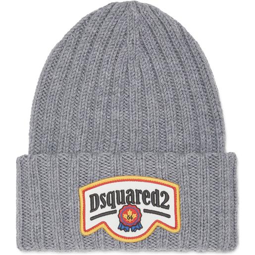 DSQUARED2 berretto con applicazione - grigio