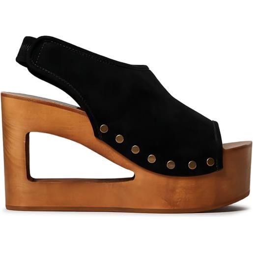 TWINSET sandali con plateau 105mm - nero